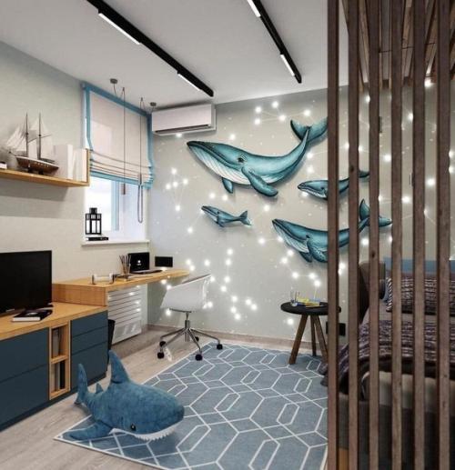 Сказочное оформление детской комнаты. 03