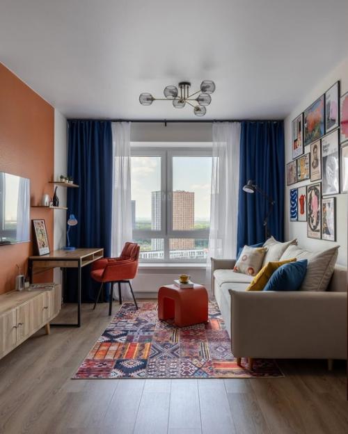 Яркая винтажная евродвушка. 03