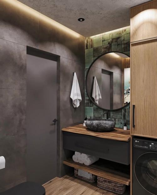 Маленькая ванная - большой стиль. 06