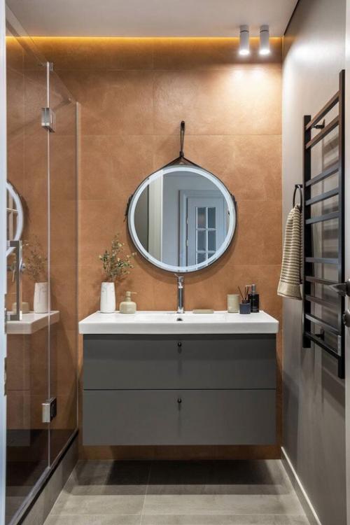 Студия с яркими акцентами и стильным гардеробом. 09