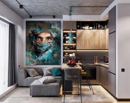 Отличная квартира. С интересным стиле оформления. 05