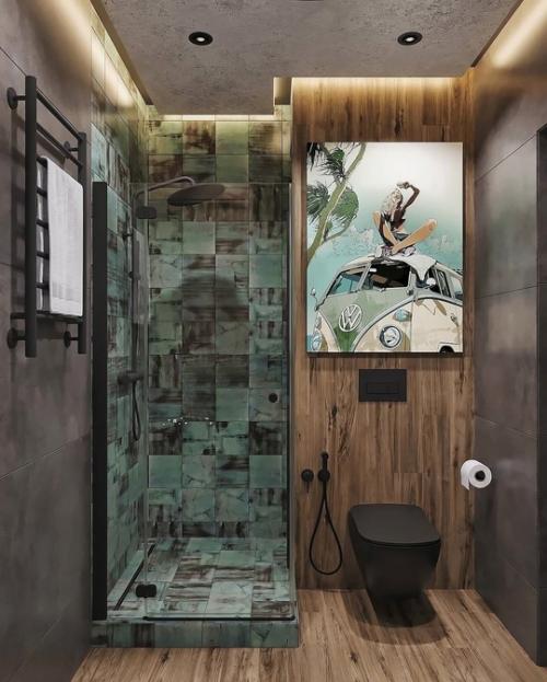 Маленькая ванная - большой стиль. 01