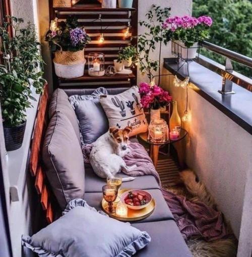 Варианты оформления балкона.