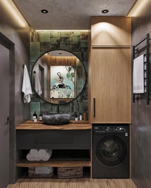 Маленькая ванная - большой стиль. 02