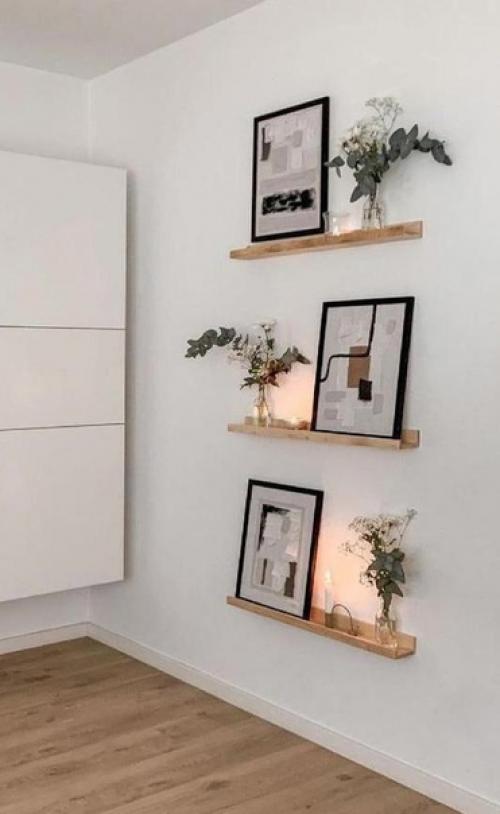 Отличные идеи, как можно задекорировать пустую стену. 03