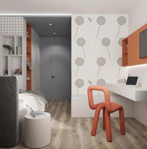 Чудесный проект детской комнаты. 04