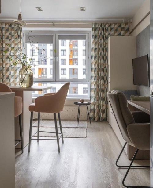 Крошечная квартира.  Но вы только посмотрите насколько правильно. 03