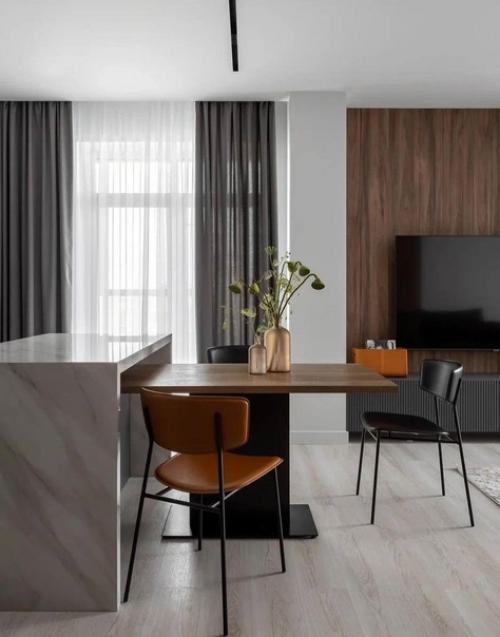 Лаконичный, стильный интерьер. 01