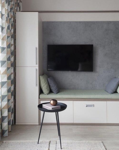 Крошечная квартира.  Но вы только посмотрите насколько правильно. 01