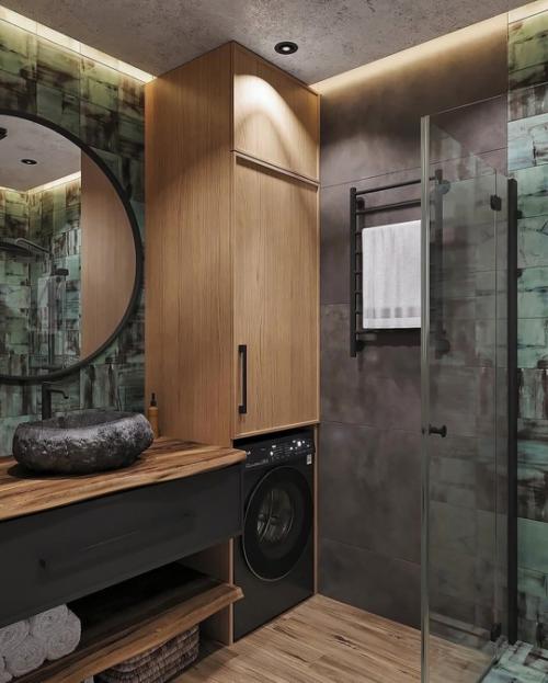 Маленькая ванная - большой стиль. 04