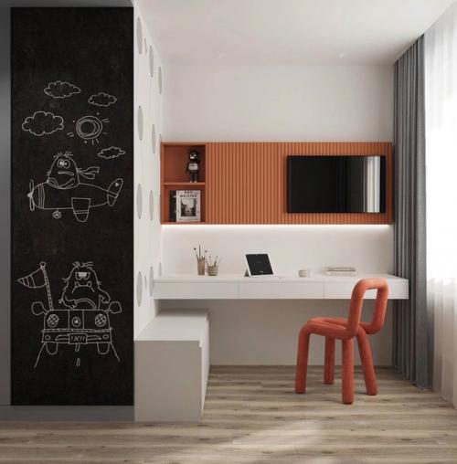 Чудесный проект детской комнаты. 02