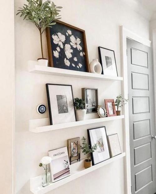 Отличные идеи, как можно задекорировать пустую стену. 05