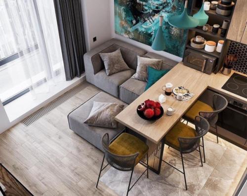 Отличная квартира. С интересным стиле оформления. 02