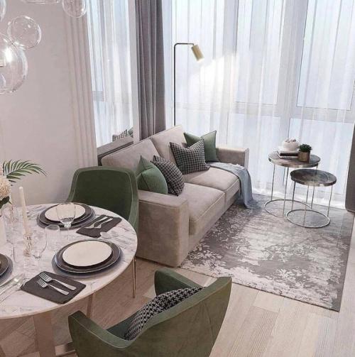 Интересный интерьер кухни. 02