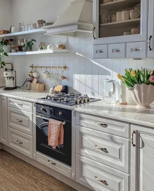 Уютный, приятный интерьер загородного дома. 04