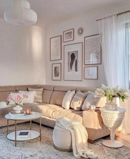 Уютный, приятный интерьер загородного дома. 05