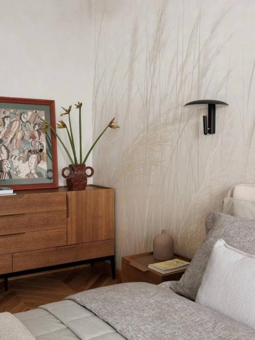 Монохром и фактуры: квартира в Пушкине. 05