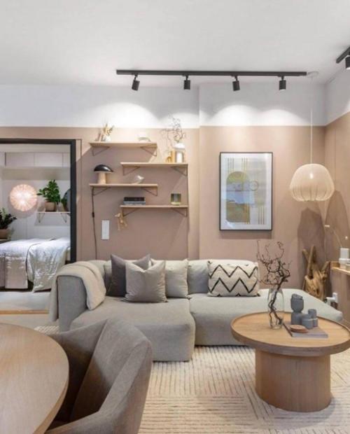 Сочетание черного и бежевого. 04