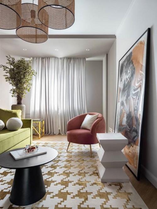 Смелая и живая однушка для яркой девушки. 04