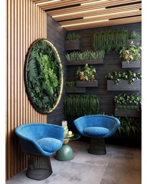 Как же прекрасно выглядит зелень в квартире. 02