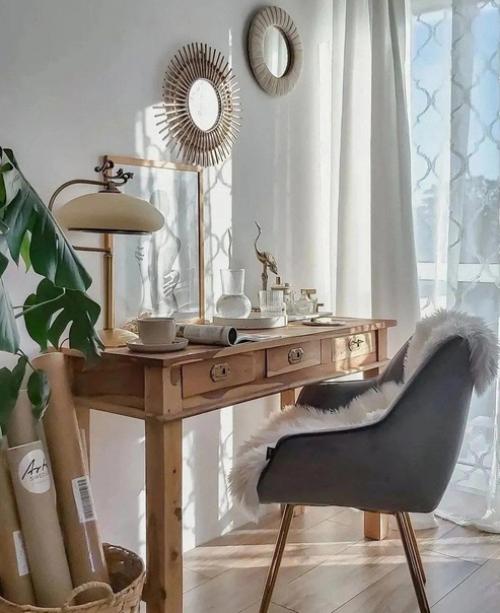 Уютный, приятный интерьер загородного дома. 02