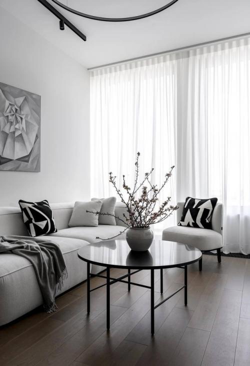 Светлый минимализм: квартира без лишнего. 03