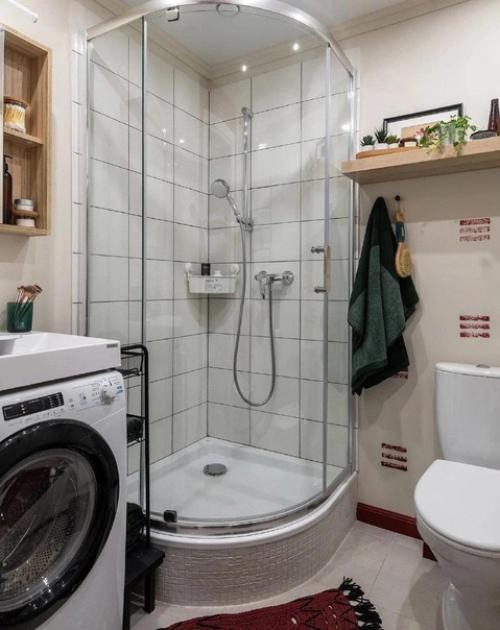 Маленькая квартира студия, которую очень красиво оформили. 08