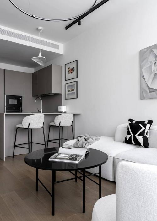 Светлый минимализм: квартира без лишнего. 02