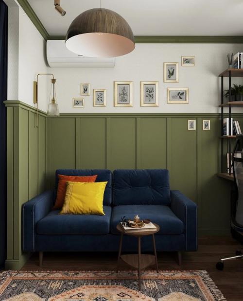 Квартира с атмосферой старой Англии. 06