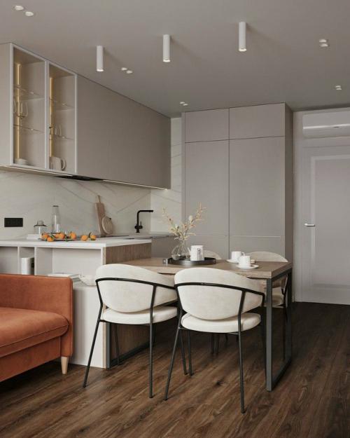 Уют и баланс: двухкомнатная квартира для семьи из трёх человек. 02