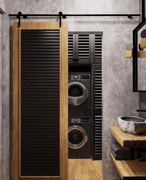 Такой дизайн ванной комнаты. 04