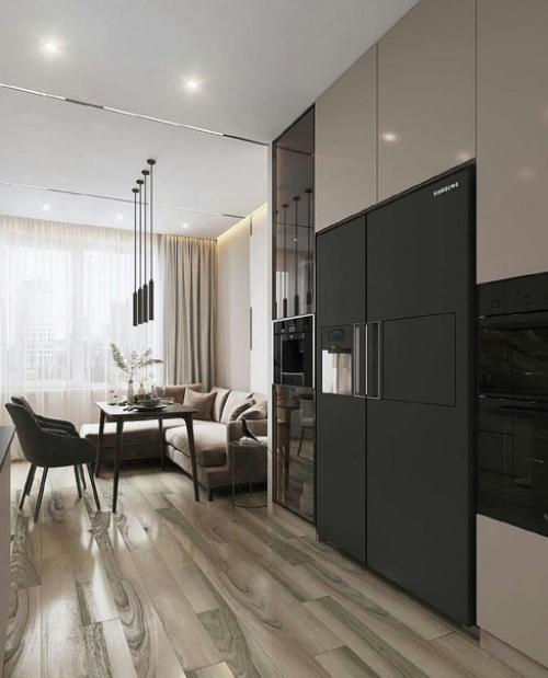 Стильный, современный интерьер квартиры. 02