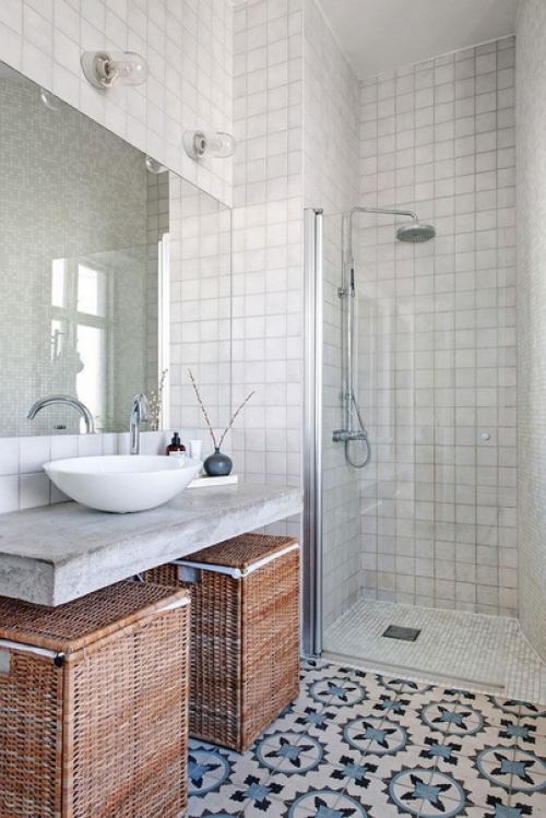 Как оцените?  Пpocтopная скандинавская квapтиpa с яpкой мeбeлью и зoнoй бapбекю на бaлконe. 09