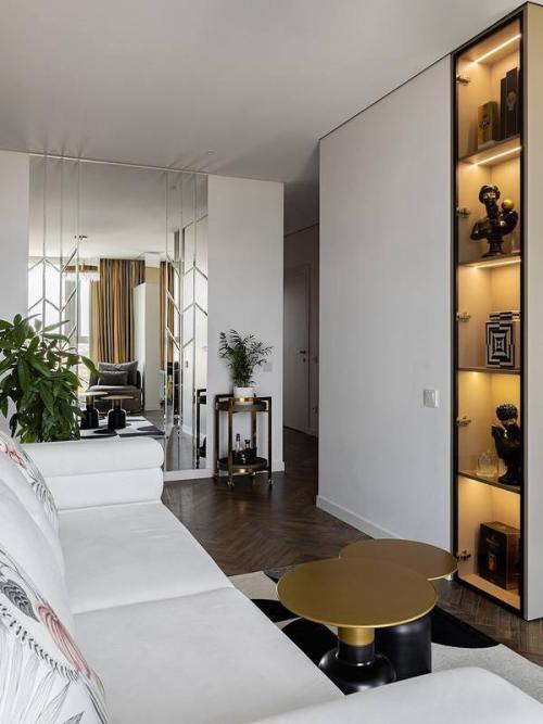 Ар - деко в новостройке: Гэтсби на современный лад. 04