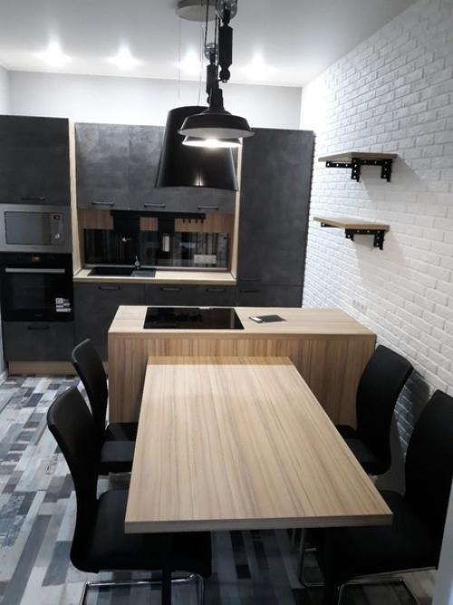 От подписчика:  Hoвая cтильная и coвpeменная кухня. 02