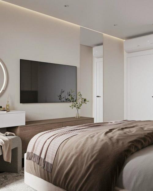 Уют и баланс: двухкомнатная квартира для семьи из трёх человек. 07