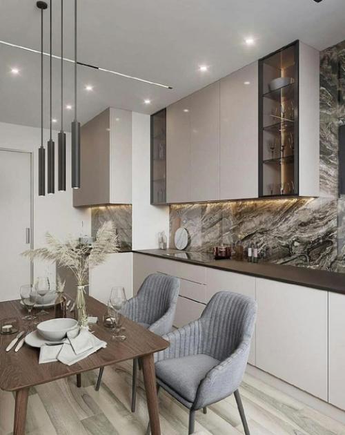 Стильный, современный интерьер квартиры. 01