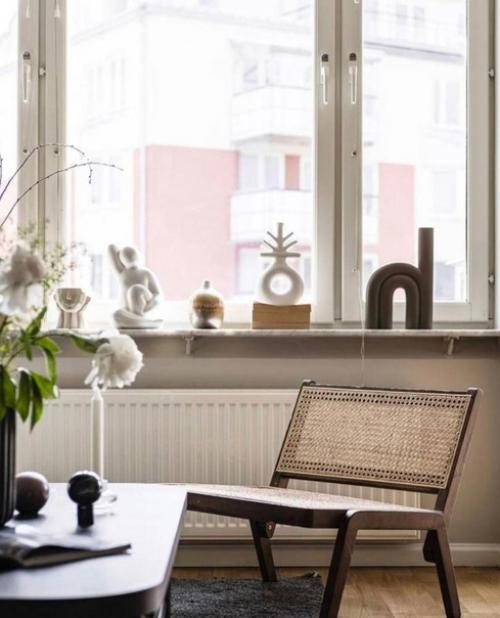 Интересное оформление гостиной комнаты.