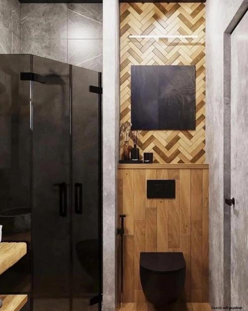 Такой дизайн ванной комнаты. 02