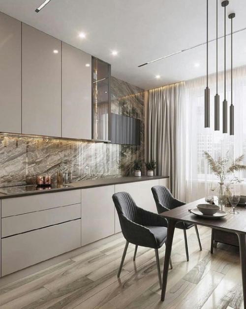 Стильный, современный интерьер квартиры. 03