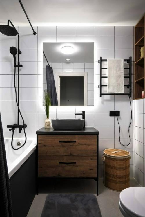 Интерьер с зелёными акцентами. 08