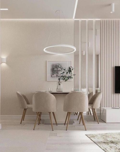 Светлая квартира. С небольшим количеством пастельных цветов. 01