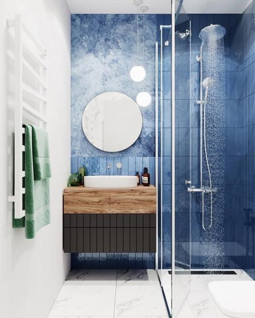 Морская атмосфера. В ванной комнате. 01