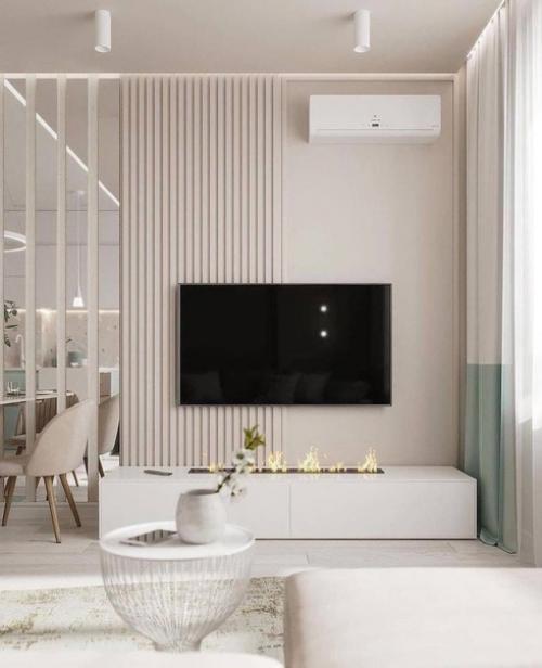 Светлая квартира. С небольшим количеством пастельных цветов. 02