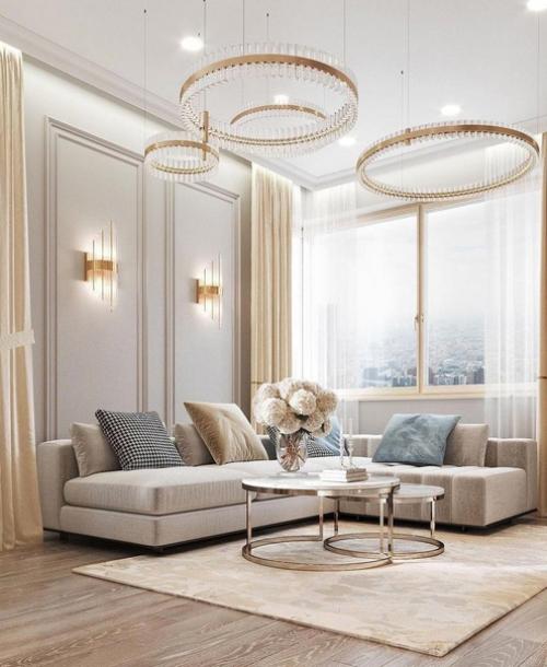 Просторная кухня - гостиная. 01