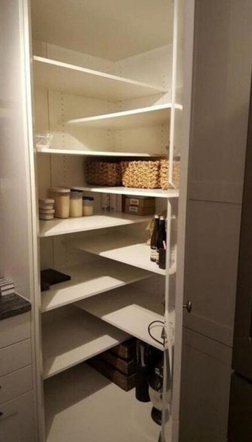 Размещение кладовой на кухне. 02