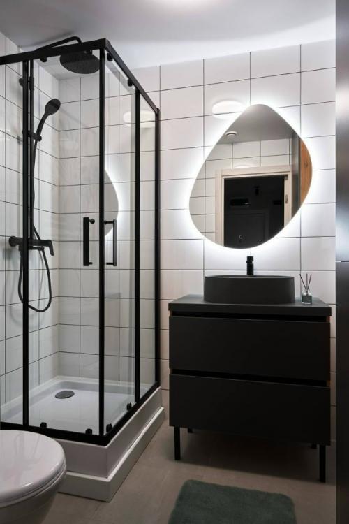 Интерьер с зелёными акцентами. 07