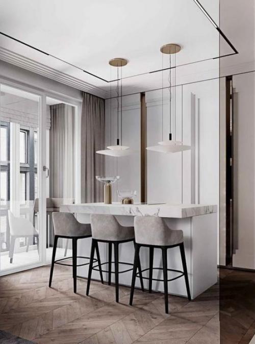 Подборка современных. Вариантов барных стоек. 01