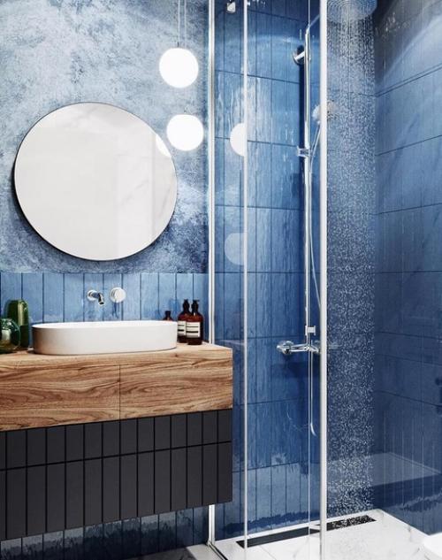 Морская атмосфера. В ванной комнате. 02