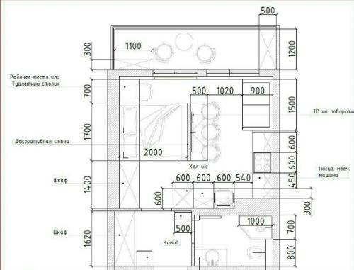 Маленькая квартира, где нет случайных решений. 09